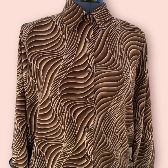 Vintage Yves swirl top - Picture 5 of 6